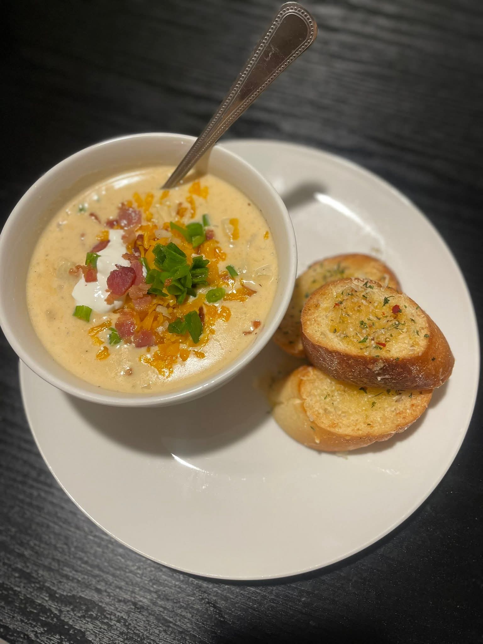 Loaded potato soup